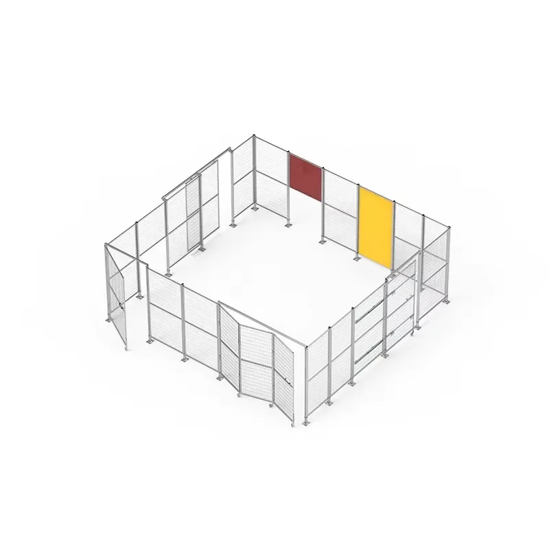 Chinese Factory Workshop Warehouse Isolation Stainless Steel Partition Fence Powder Coated Eco-Friendly Fence Accessories