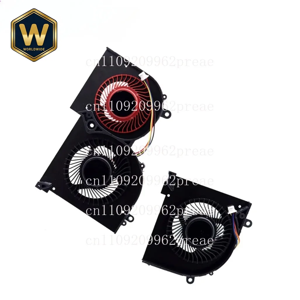 For MSI CPU Cooling Fan & GPU Cooler Set Replacement - Perfect Fit for MSI GS65, GS65VR, WS65, P65, MS-16Q1/Q2/Q3/Q4/Q5 Laptops