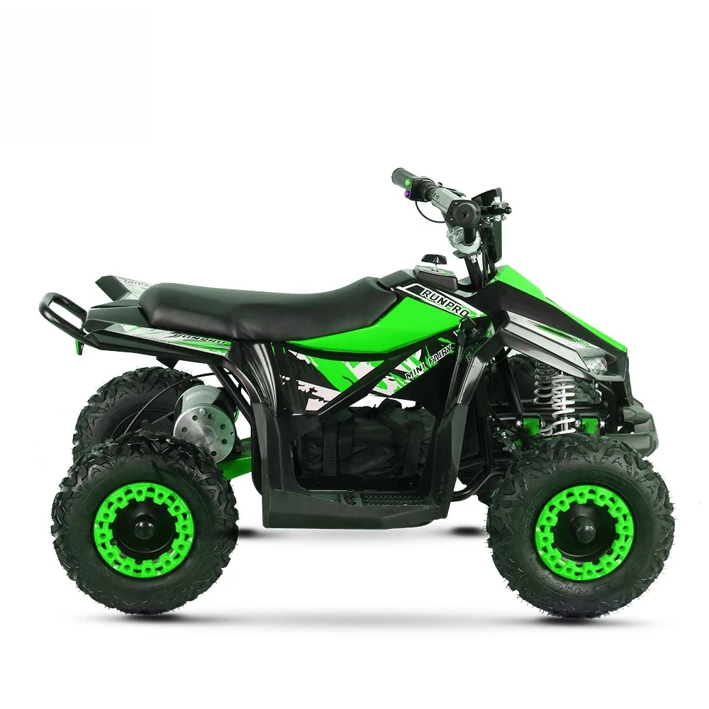 Kids Electric Quad Bike 36V 1000W, Outdoor Sport 4-Wheeler ATV, 2-Stroke Shaft Drive Mini Quad, Child Off-Road Electric ATV