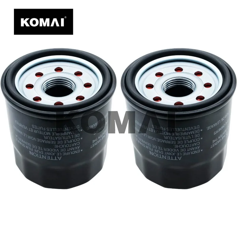 KOMAI 2 uds 16097-0008 filtro de aceite para Kawasaki Ninja 400 650 300 500 zx6r z650 Vulcan 900 1500 1700 2000 800 650 750 Versys 650