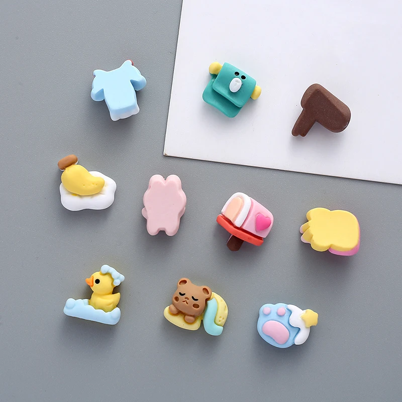 5PC Resin Mini Doll Kawaii Cute Small Cute Little Animal Series Children Toy  Gift For Kid Boy Girl DIY Decorative Items