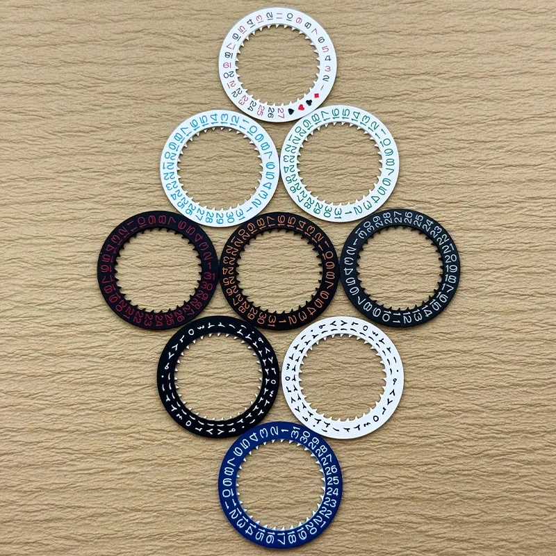 

NH35 NH36 Date Dial Fit NH35 NH36 4R Automatic Mechanical Movement NH35 Date Dial SKX007 SKX009 Wheel Dial Watch movement parts