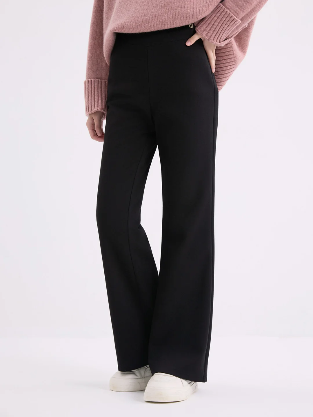 

Spring 2026 SING& Tight Fit Yoga Pants Smooth Elastic Waist Bell Bot Sle High Elastici Abdomen Control Cas...