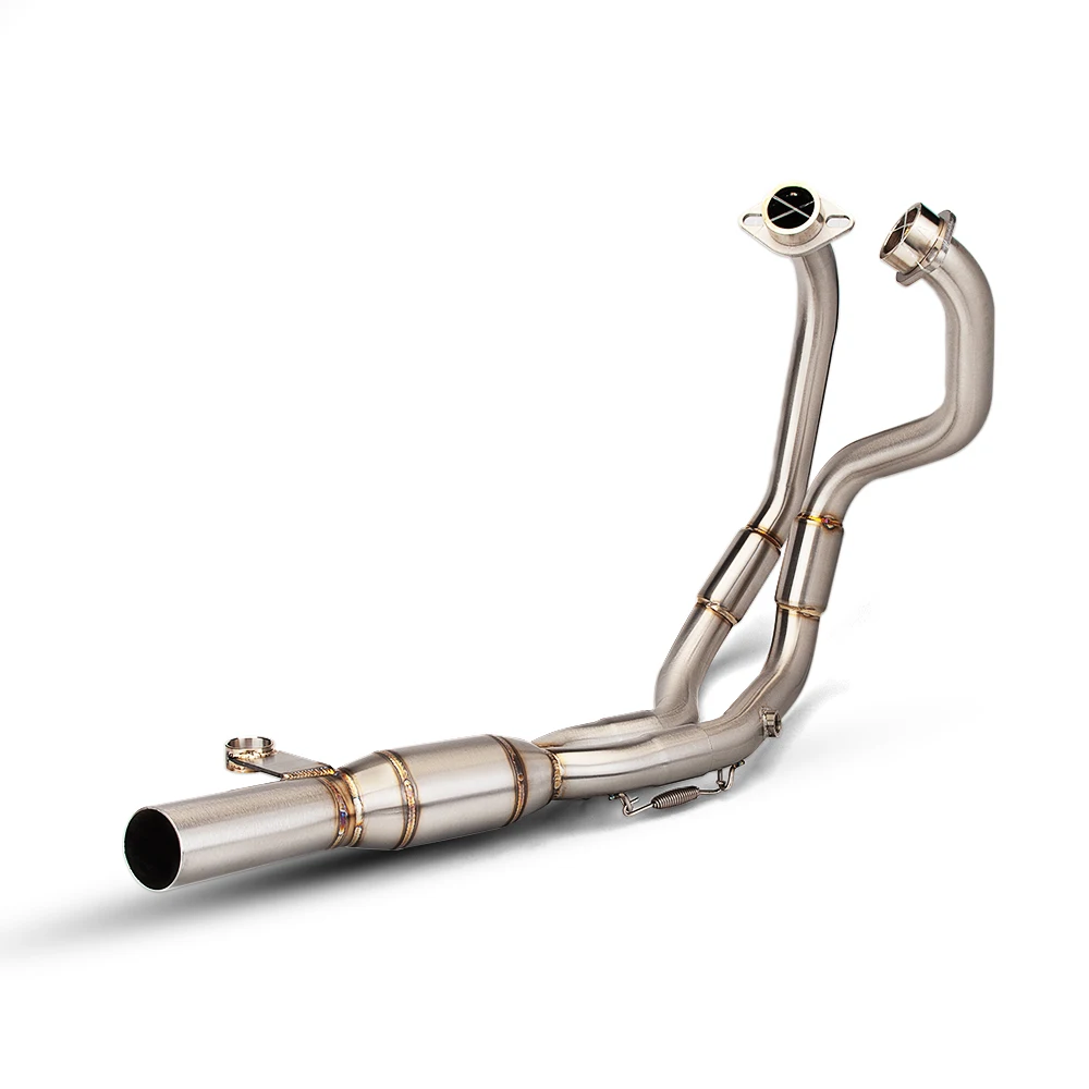 

STLFNew Slip-On Motorcycle Exhaust System Front Pipe Connect Mid Tube Escape for GSX250R GSX 250R GSX250 Gsx 250 DL250