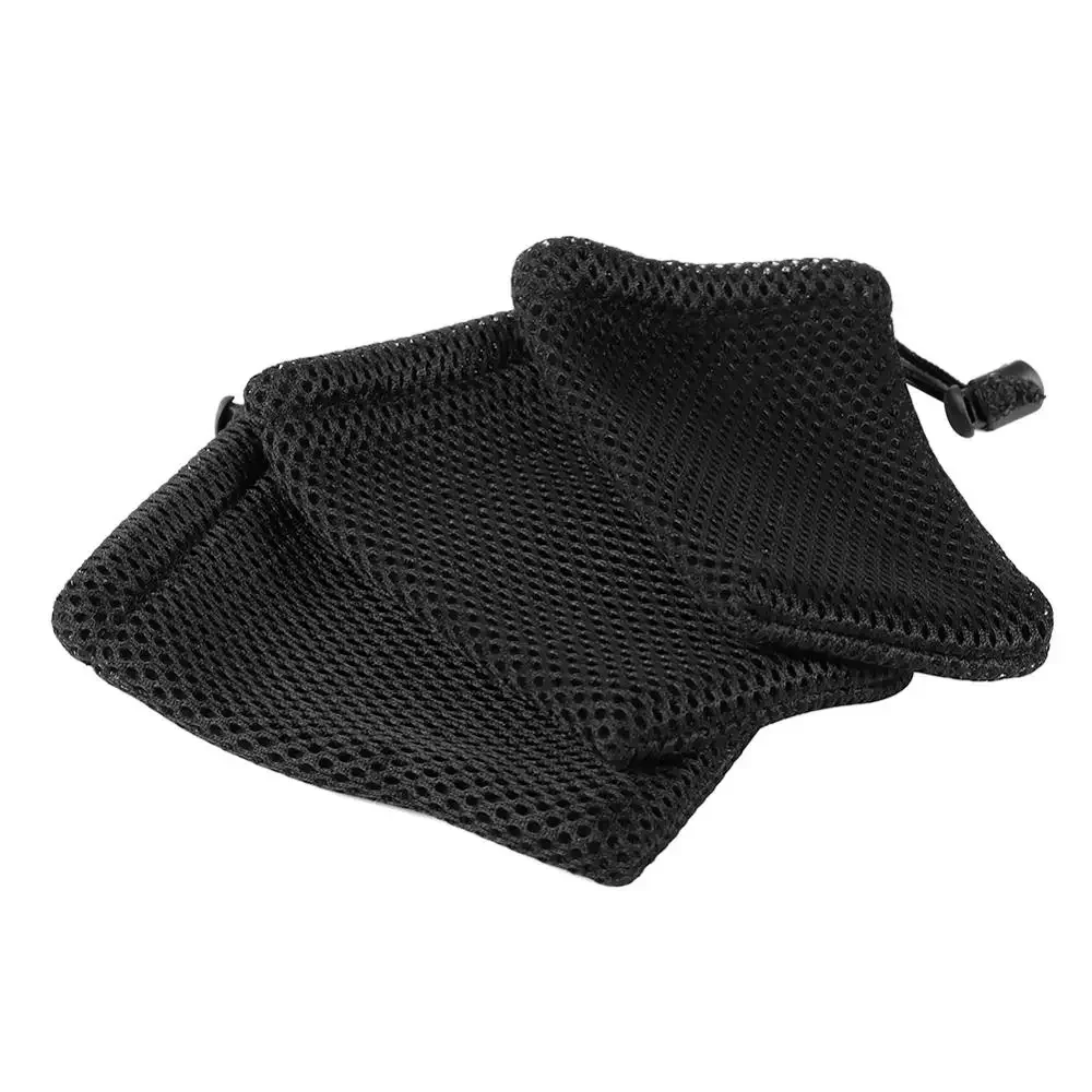 1Pcs Nylon Mesh Drawstring Storage Pouch Bag 9x13cm Multi Purpose Travel & Outdoor Activity Pouch For Digital Products