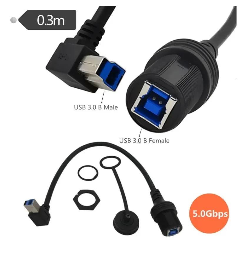 5Gpbs 90 Degree Usb…