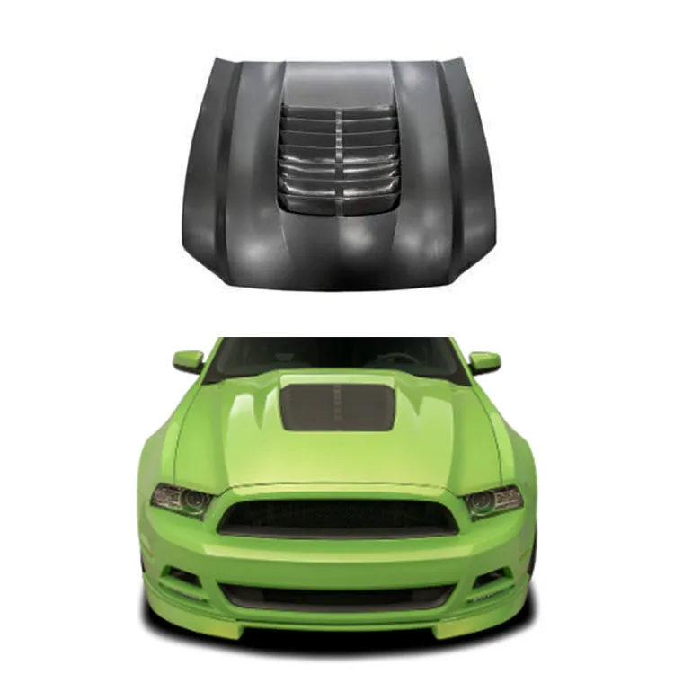

Legendary Auto Parts Novos Bens Auto Peças Do Carro Capô Do Motor GT500 estilo Alu Para Ford Mustang 2013-2014 V6