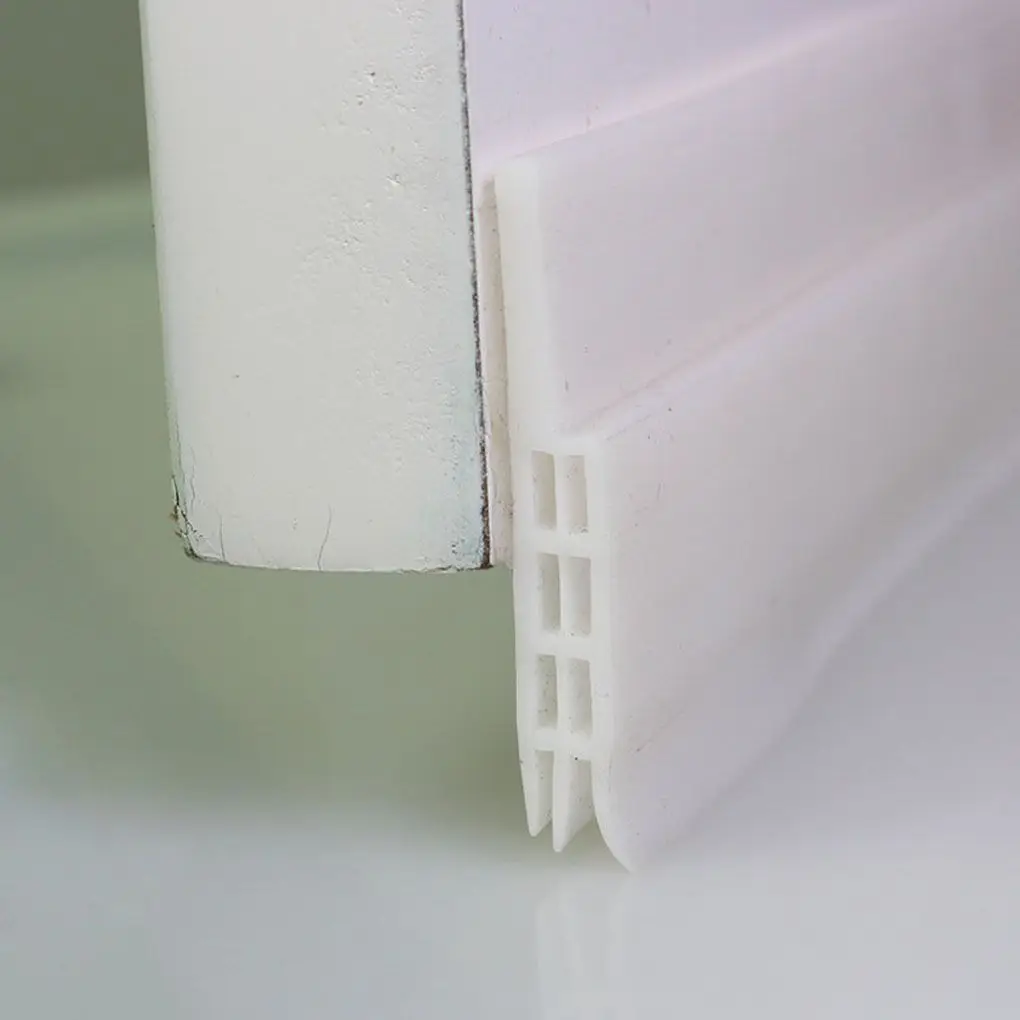 1 متر الباب السفلي ختم سيليكون مشروع سدادة لاصق عتبة الأختام المطاط ذاتية اللصق الأبواب شريط عازل ملصقات