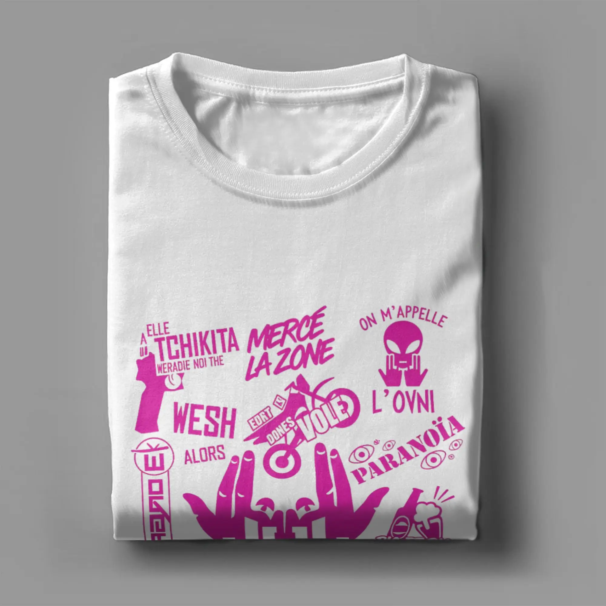 French Rapper JUL Music Album  T-Shirt Men's  Aesthetic T Shirts Summer Breathable Harajuku Tee Shirt Pattern Oversize Tops