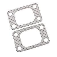 2 Pieces Universal T3 Flange Gasket for Turbo Manifold T3 / T4 T35 T38 GT35 4