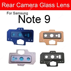 Back Camera Glass Lens Cover For Samsung Galaxy Note 9 Note9 Rear Big Glass Camera Lens Frame + Sticker Repair Replacement Parts