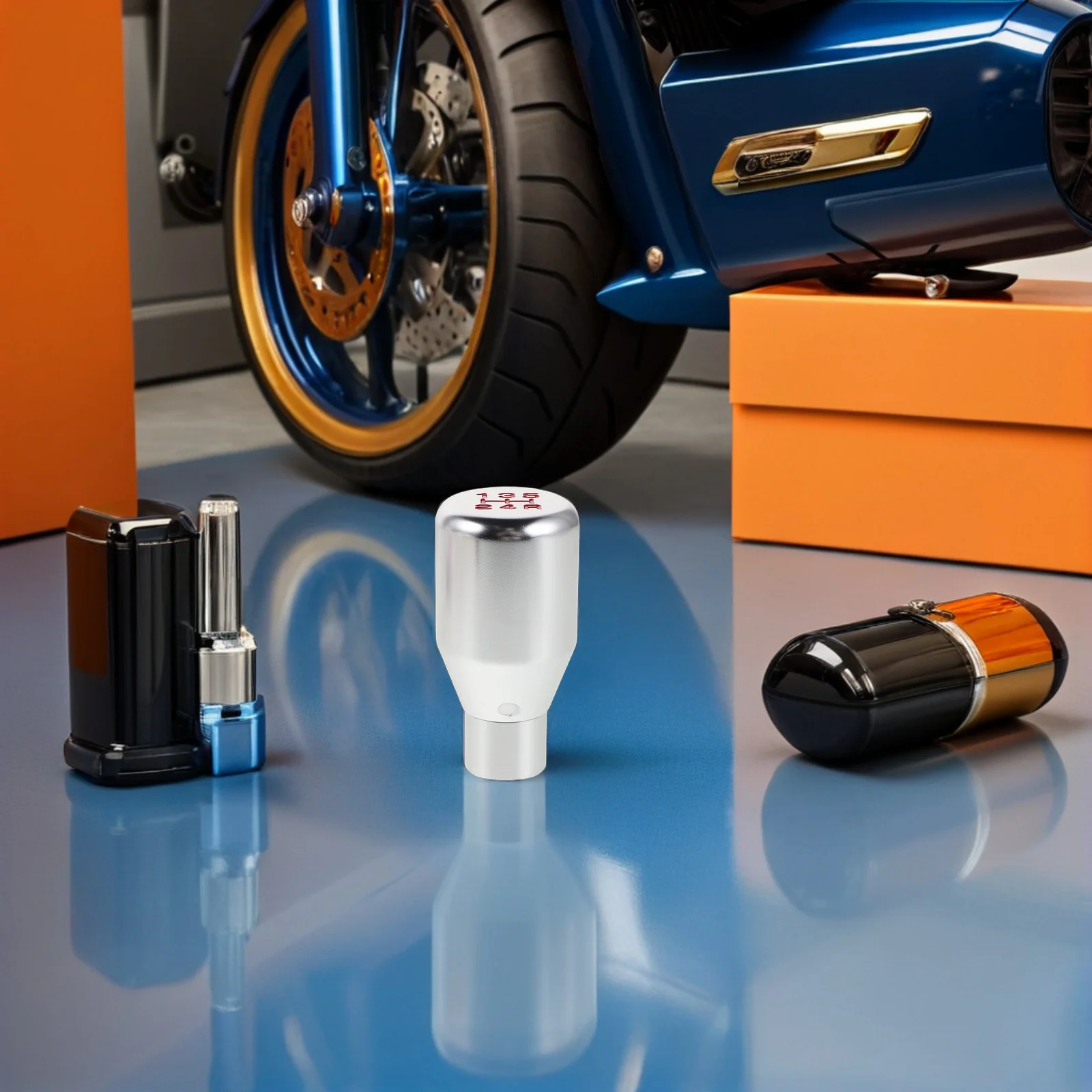 

Aluminum Alloy 5 Speed Manual Gear Shift Knob Universal Fit For Car Truck Durable Smooth Shifting Ergonomic Design