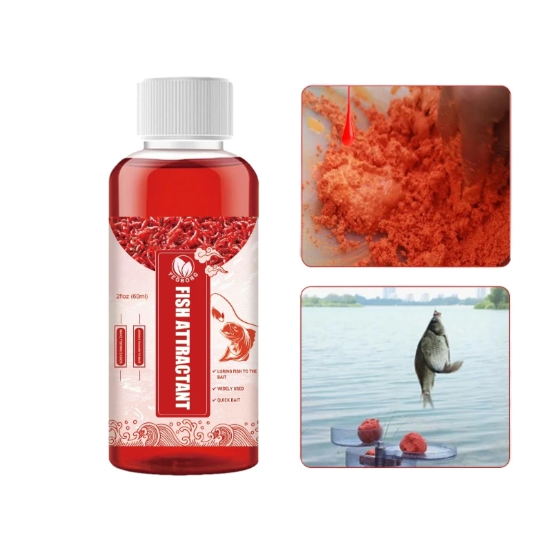 Fishing Additive 60ml Concentrate Liquid Fishing Baits High Concentration Lures