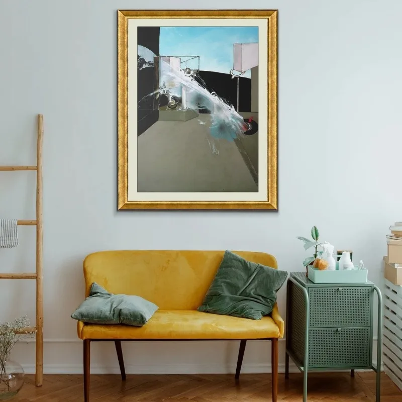 فرانسيس بيكون دراسة ثلاثية من جسم الإنسان ملصق فني خمر حائط لوح رسم الفن لغرفة المعيشة ديكور المنزل #3