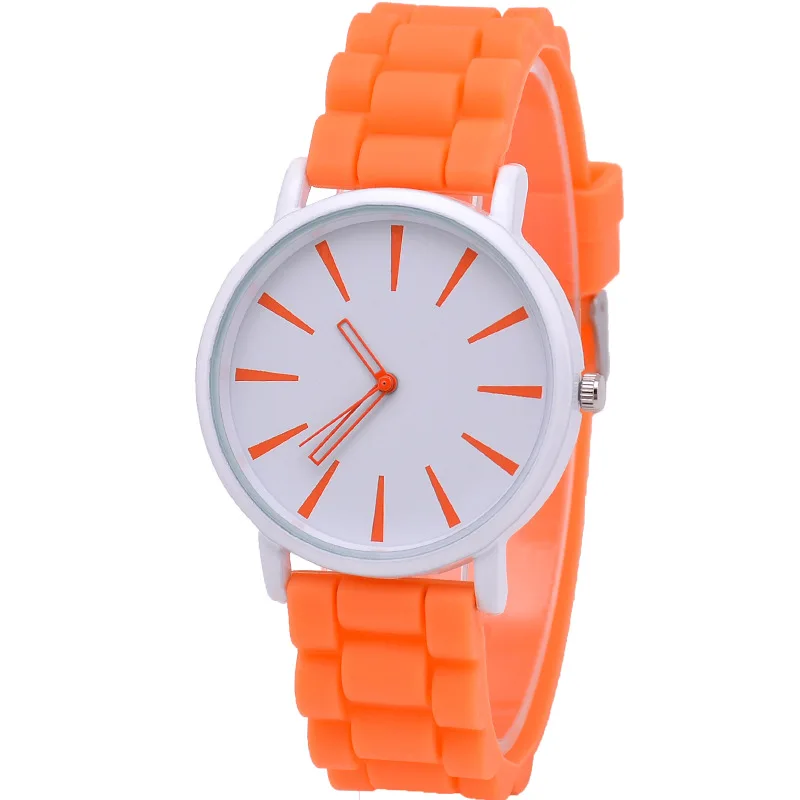 Relógios das mulheres Ultrathin Silicone Senhoras Pulseira Grande Dial Edição Coreana Estudante Feminino Moda Quartzo Relógio de Pulso UTHAI CE76