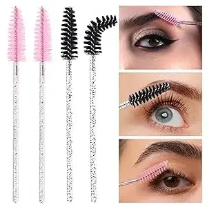 100/500/1000 قطعة فرش الرموش القابل للتصرف أدوات تمديد الرموش فرشاة الحاجب عصي الماسكارا قضيب التخزين المؤقت brosse cils #3