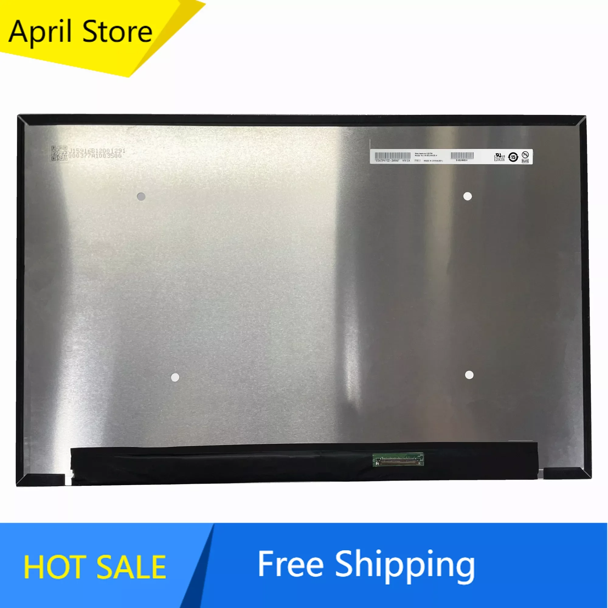 

B160UAN05.H 16.0'' 165Hz Laptop LCD Screen Display Panel Matrix 1920*1200 EDP 40 Pins 100% sRGB