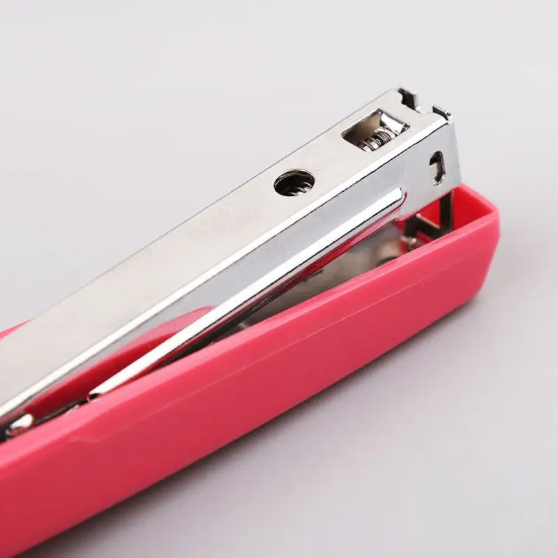 Portable Metal Manual Stapler Uses No.10 Desktop School Office Supplies Q1JC