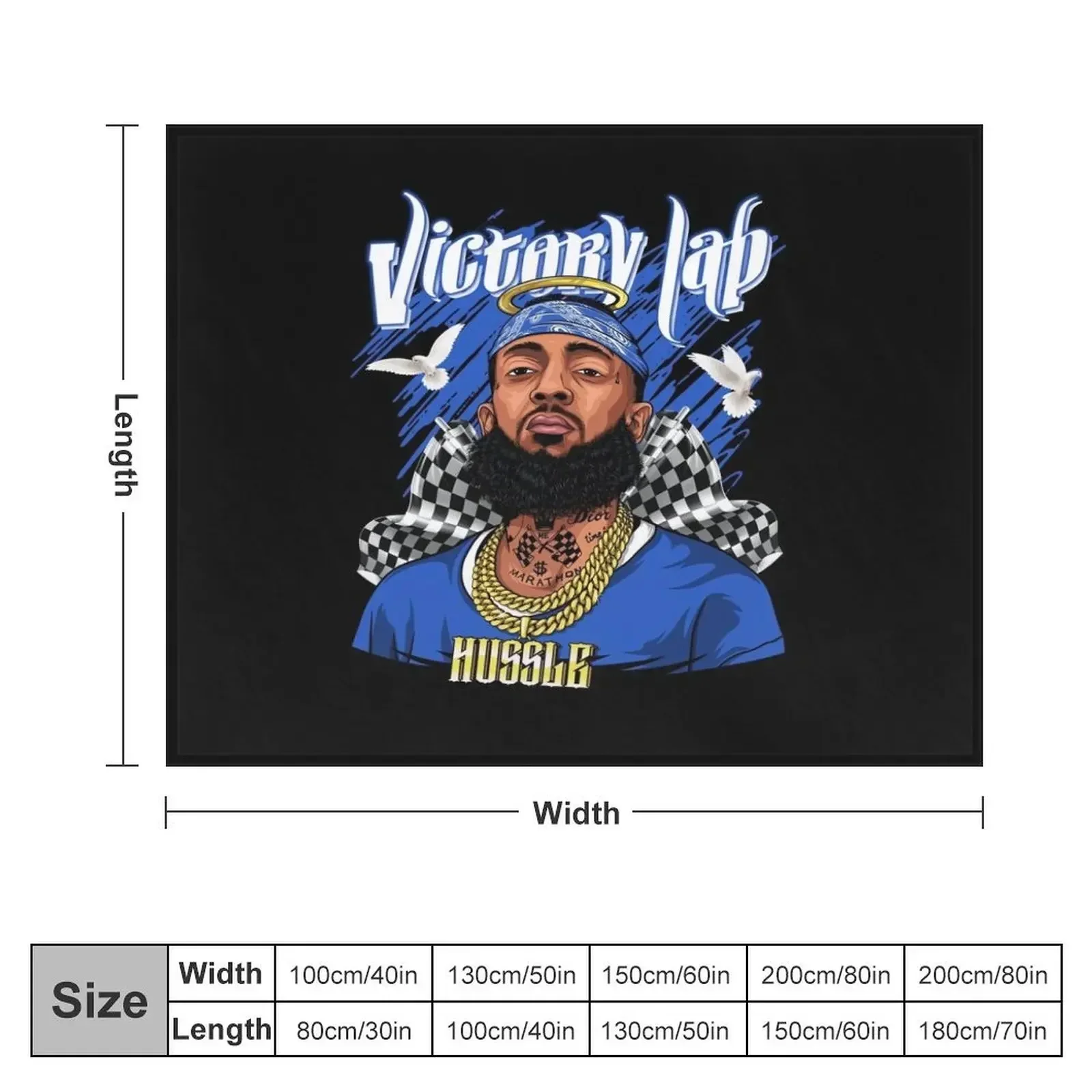 Nip Hussle Rapper Throw Blanket Large Tourist Decorative Sofa Blankets