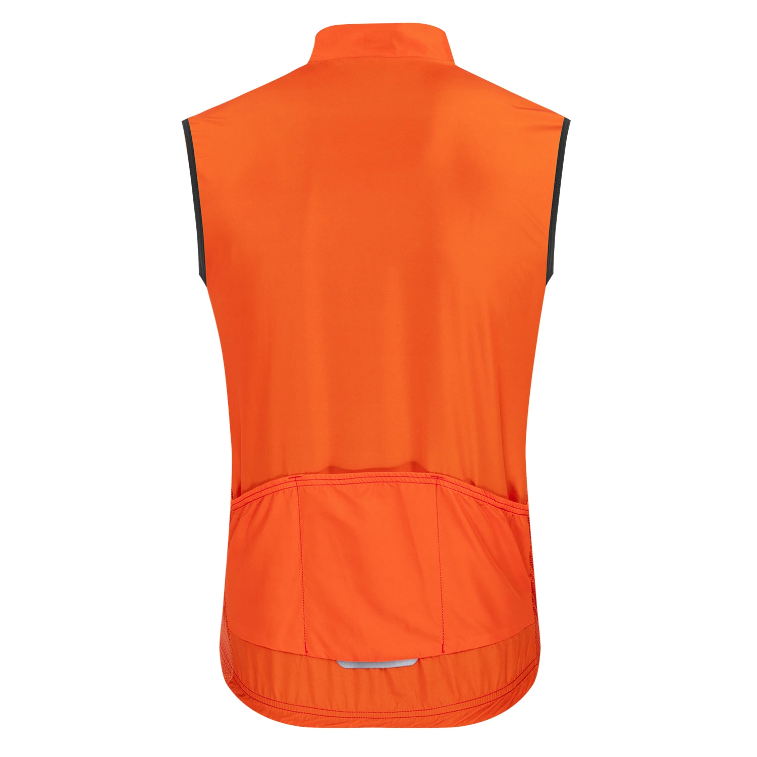 SANCUAX Fahrradweste für Herren, winddichte Fahrradweste, Zwei-Wege-Vollreißverschlüsse, Fahrrad-Windjacke, Rückseite mit 3 Taschen, ärmellose Weste – Detail 10