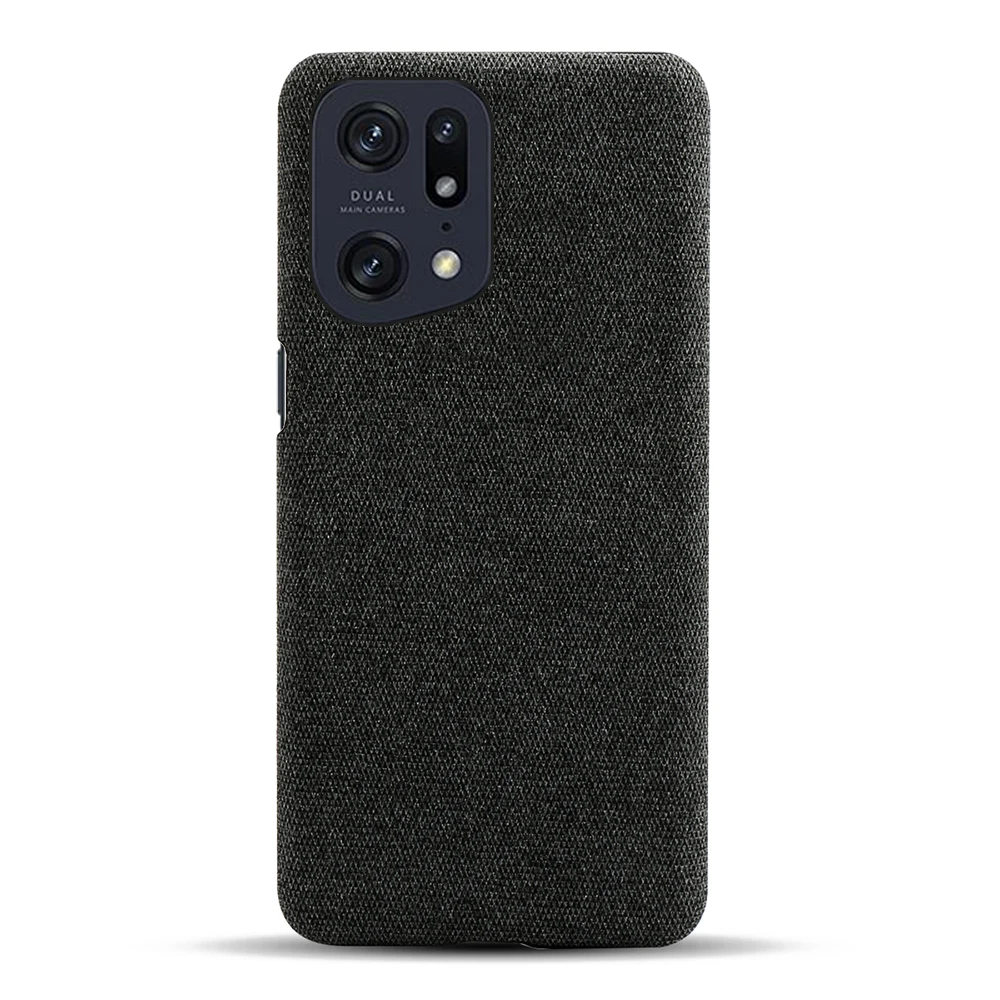 For Find X5 Pro Case For OPPO Find X5 Pro Realme GT2 9 Pro Plus 9i V25 C35 Luxury Cloth Texture Cover For OPPO A36 Reno7 Z SE 5G