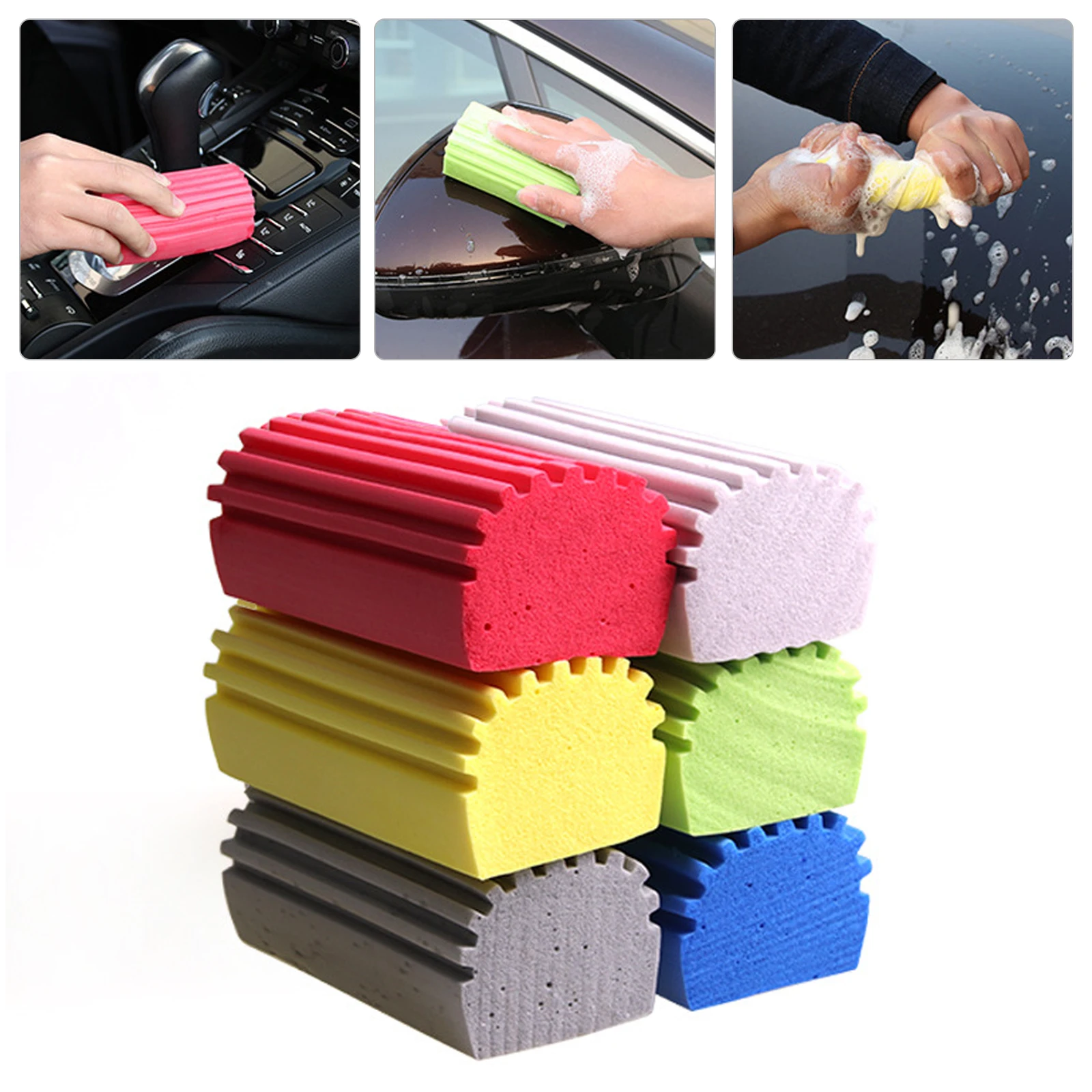 Multifunctional Strong Absorbent PVA Sponge Car Household Cleaning Sponge Thickened Soft Cleaning Tool Car Cleaning Accessories