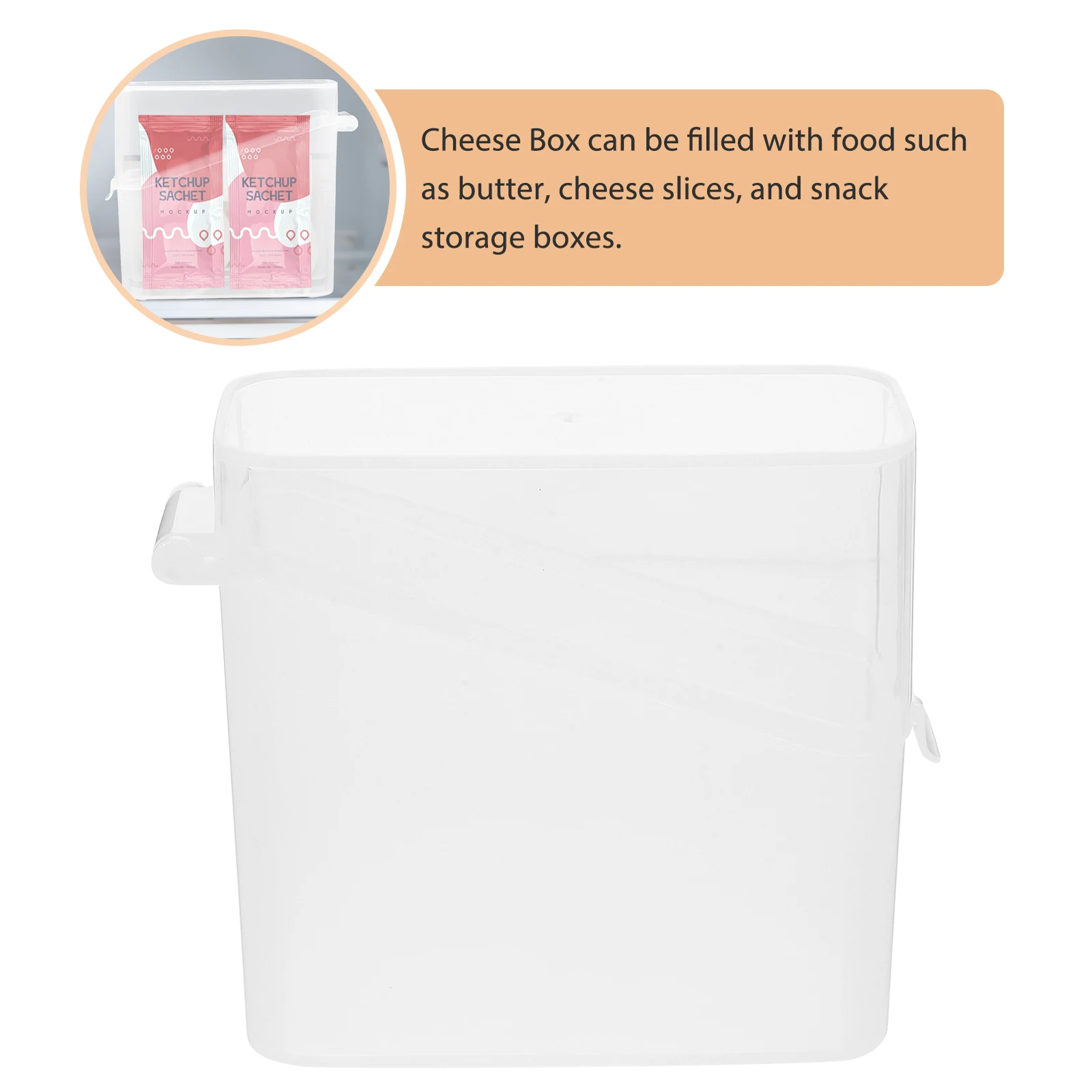 

Tea Bag Storage Box Refrigerator Containers Cheese Bacon Sliced for Fridge Food Organizer