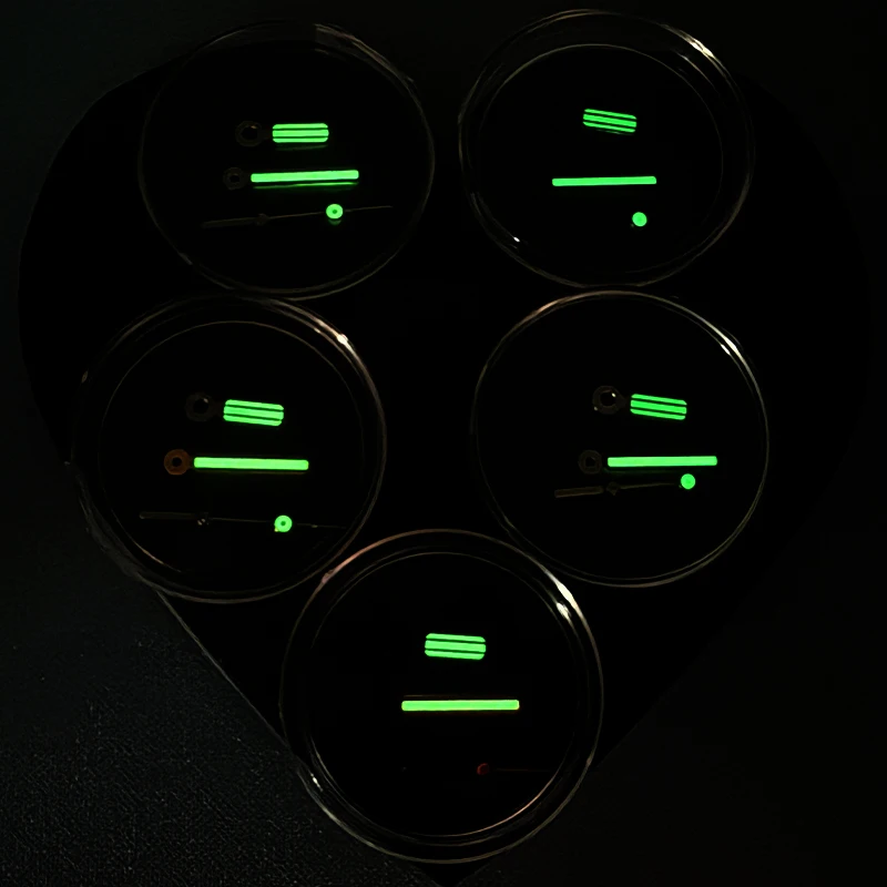 

Mod Green Luminous Watch Hands Fit for SKX007 SRPD Nautilus Case NH35 NH36 4R35 4R36 7S26 Movement 8.7x13x13.5mm Watch Hands