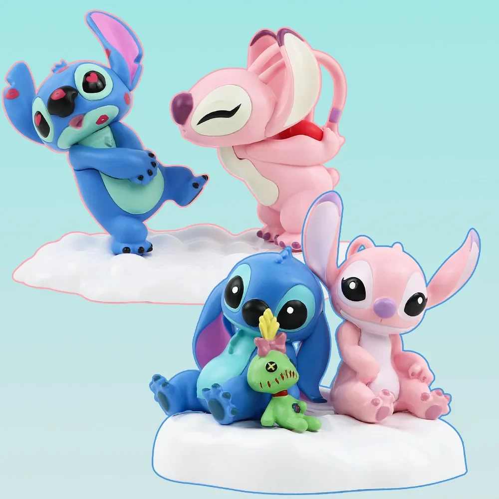 

Lilo & Stitch Couple Stitch Figure Lover Limited Trendy Toy Boxed Gift Car Desktop Ornament Gift Giving