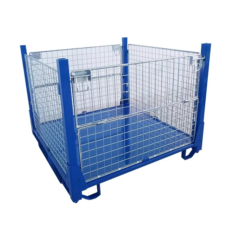 

Stillages Collapsible Pallet Storage Cage Stillage Factory Outlet Heavy Duty Warehouse Storage