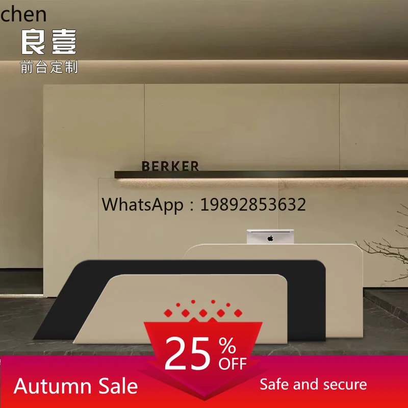 

Modern Beauty Salon Reception Desk Yoga Studio Clothing Store Cashier Desk Dance Studio Company Irregular