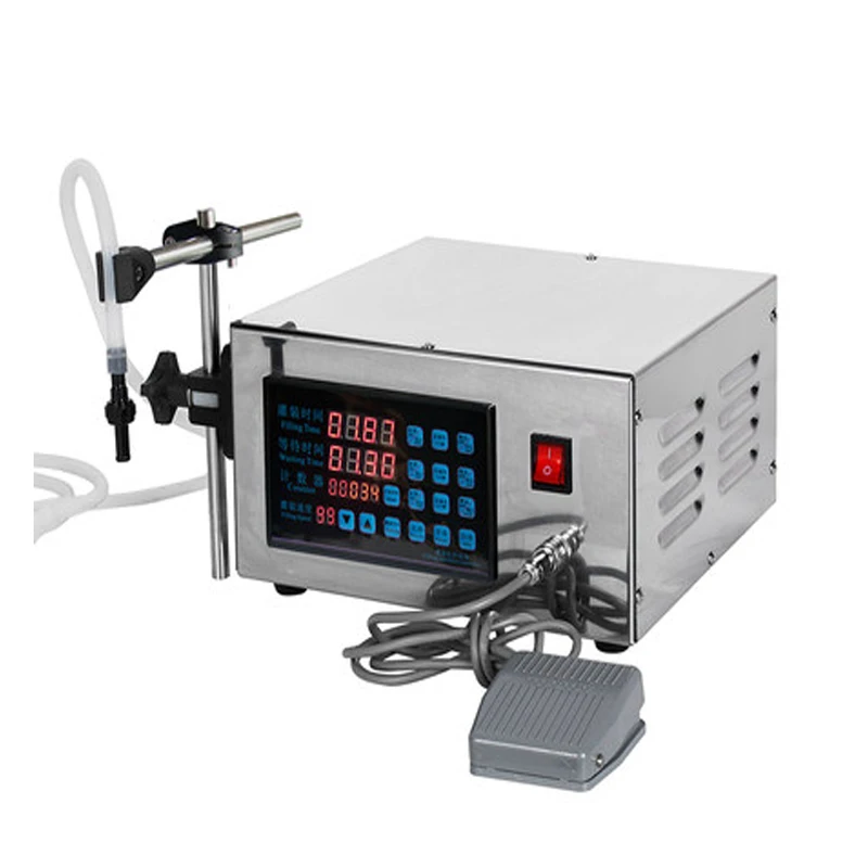 Automatic Quantitative Wine Filling Machine 220V/110V Small CNC Liquid Filling Machine XK-580