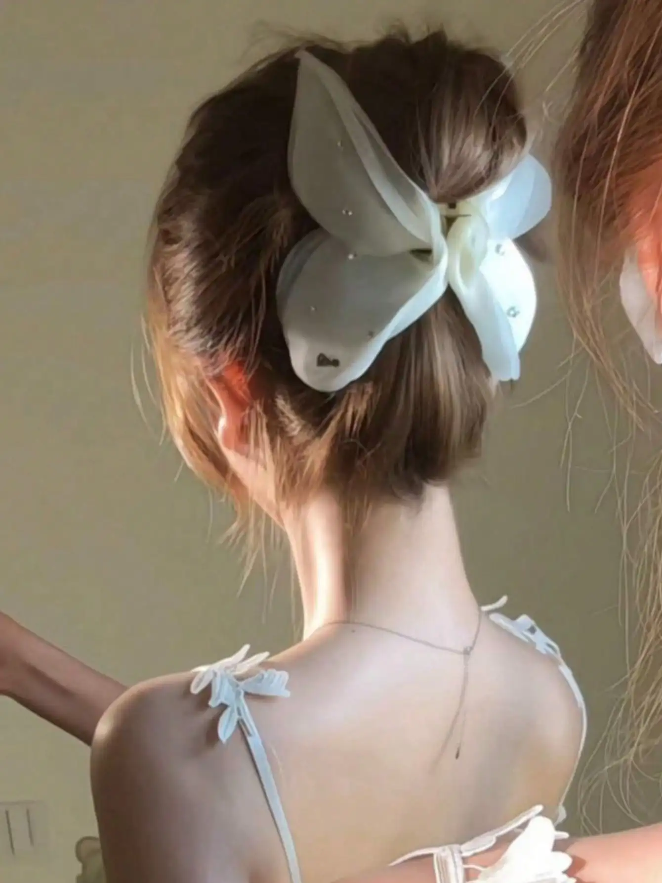 Women's Elegant Casual Butterfly Net Mesh Hair Clip, Suitable For Daily Use, Home, School, Beach, Office, Party, Holiday, Birthday, Back To School, New Year, Valentine's Day, Mother's Day, Wedding, Music Festival, Graduation Beach Accessories Hair Clips S
