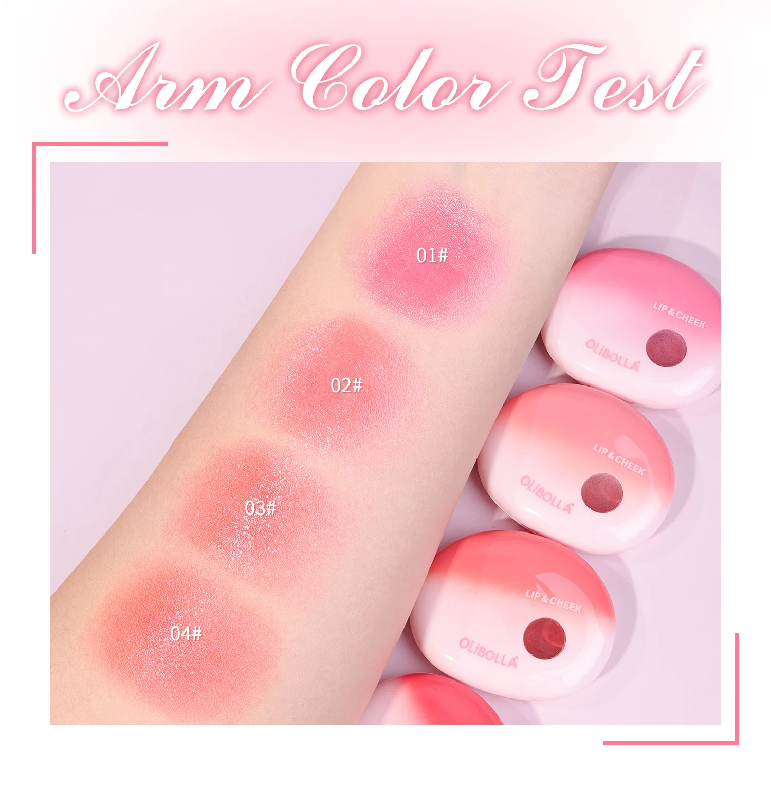 Taufrischer Rouge-Lippenbalsam, 2-in-1-Creme für Lippen & Wangen, sanfte, aufbaubare Farbe mit glänzendem Finish, leicht zu verblendender Make-up-Stift