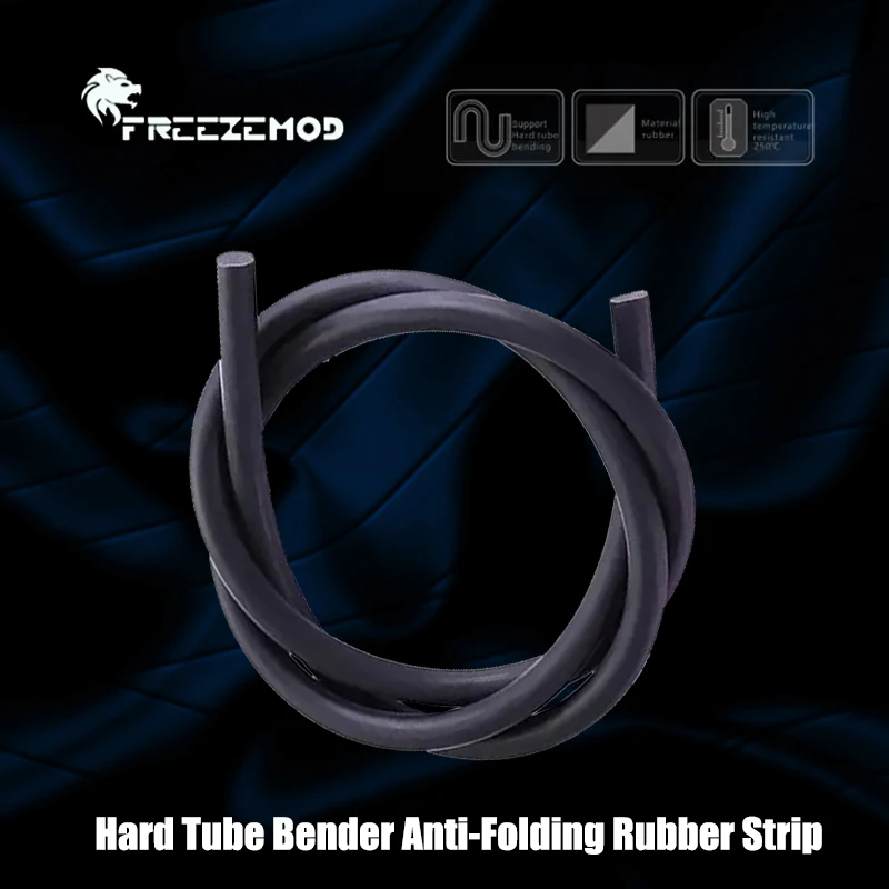 FREEZEMOD Built-in Silicone Rod Rubber Strip, Prevent Behavioral Changes for PETG Arcylic Tubing, 8mm /10mm /12mm Optional