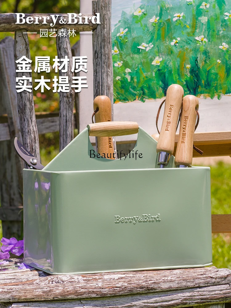 Gardening Forest Storage Basket Household Flower Planting Toolbox Portable Storage Storage Box Outdoor Camping