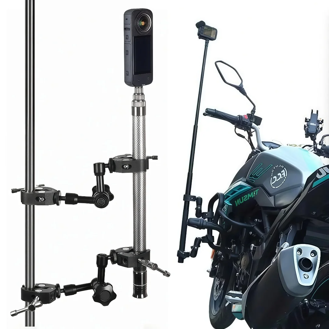 

Double Clamp Umbrella Stand for Photography Studio, Supports Up to 2.27kg, Ideal for Light Stands, Displays, Reflectors, Tripods