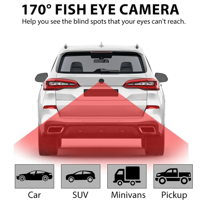 ABVO-Intelligent Reversing Radar Integrated 3In1 Camera And Reversing Image Machine, No Drilling, No Wiring Installation