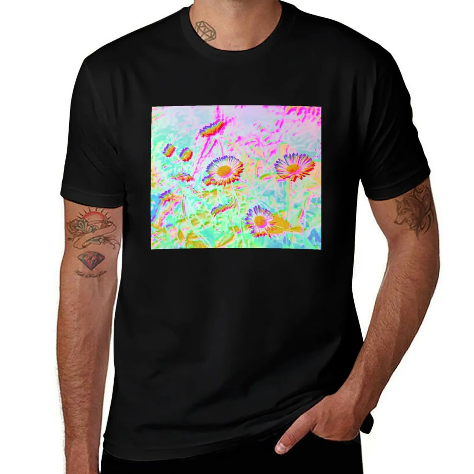 Daisies Electric 1 No. T-Shirt Christmas Casual Tee Shirt