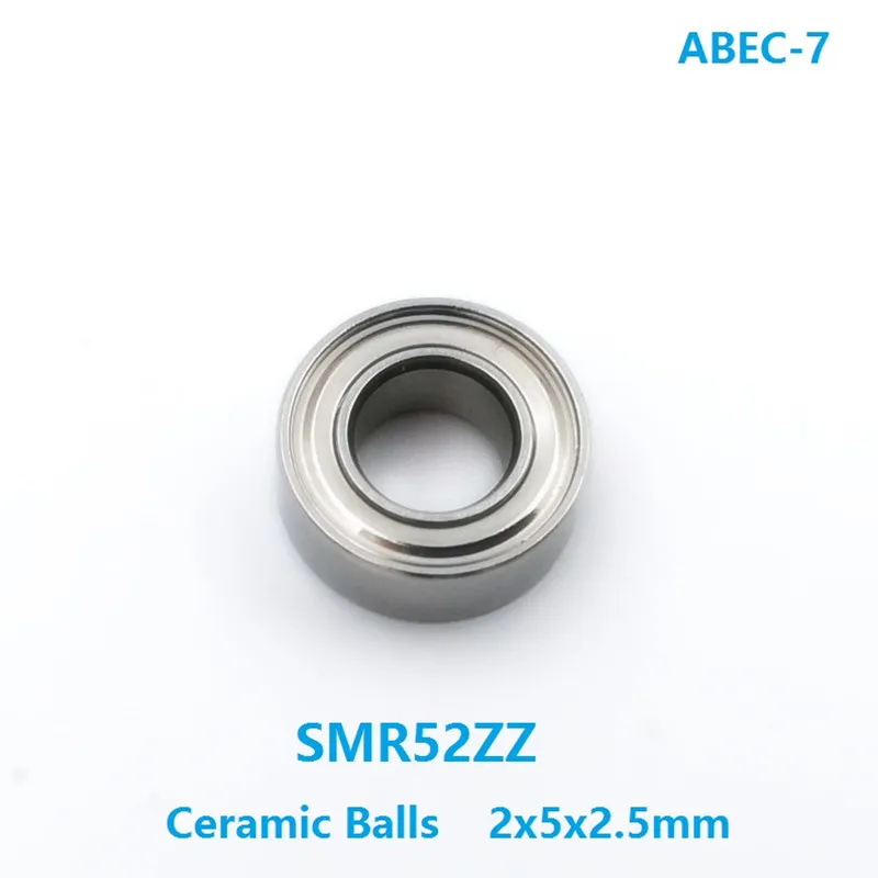 

6pcs/10pcs SMR52ZZ SMR52 ZZ 2x5x2.5mm ABEC-7 Stainless Steel hybrid Si3n4 Ceramic bearing fishing reel bearing 2*5*2.5mm MR52