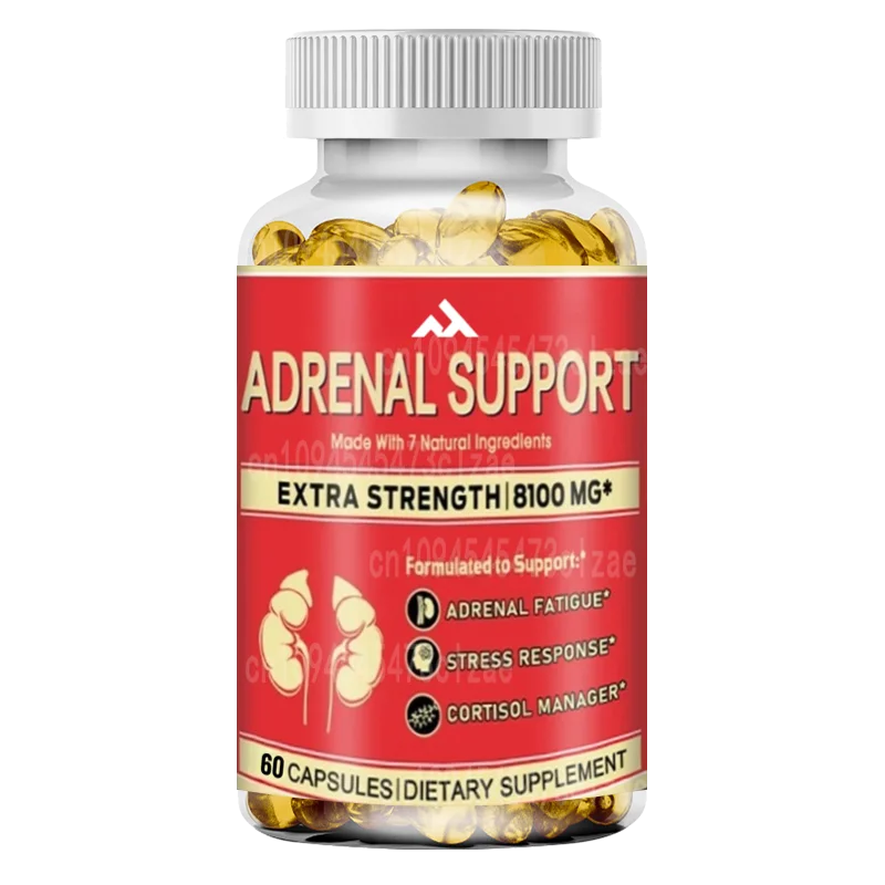 

Premium Adrenal and Cortisol Health Supplement - Helps Relieve Mood and Stress, Boosts The Immune System and Energy Production