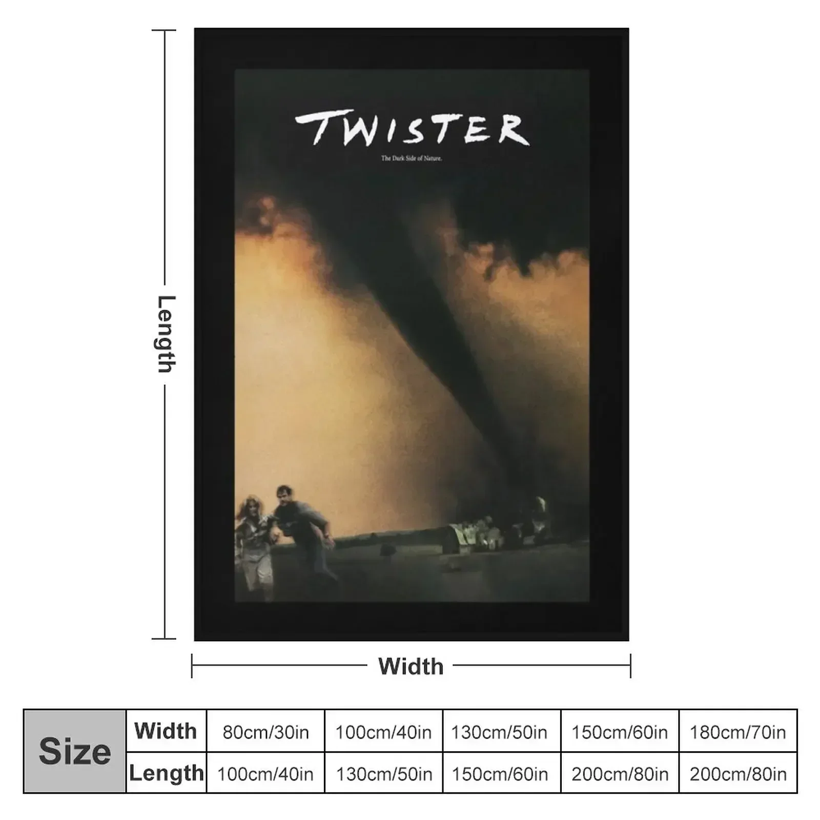 New Mans Twister 1996 Movie Fashion Leisure Round Neck Throw Blanket Stuffeds Bed Blankets For Sofas Blankets
