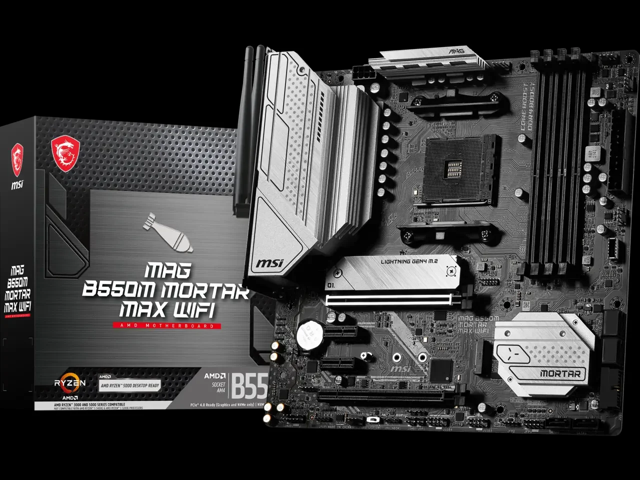 msi mag b550m mortar max wifi