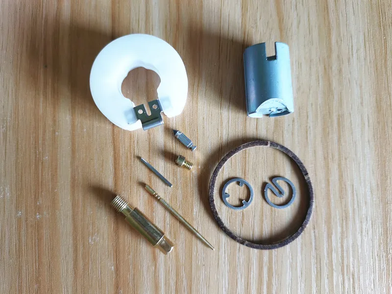 مجموعة إصلاح المكربن لسولو 423 425 بخاخ منفضة المكربن carb إعادة بناء تعويم دبوس برغي طوقا إبرة صمام الربيع