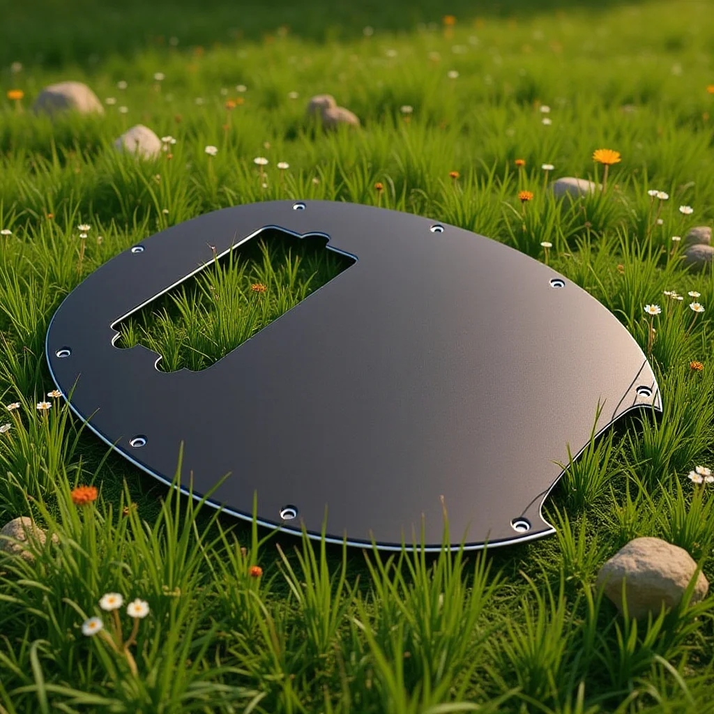 

4 Ply 9 Hole Bass Pickguard for 4 String Music Man Scratch Plate Protection DIY Replacement Bass Pickguard