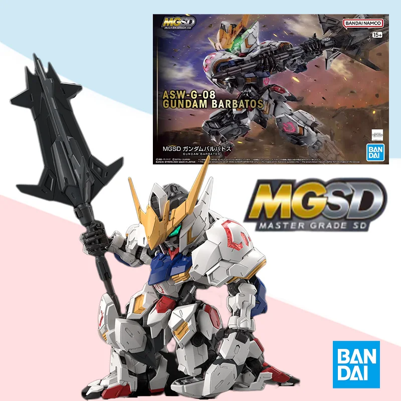 

Оригинальная коробка Bandai MGSD ASW-G-08 GUNDAM BARBATOS, полнофункциональная аниме искусственная сборка, игрушка, подарок для детей