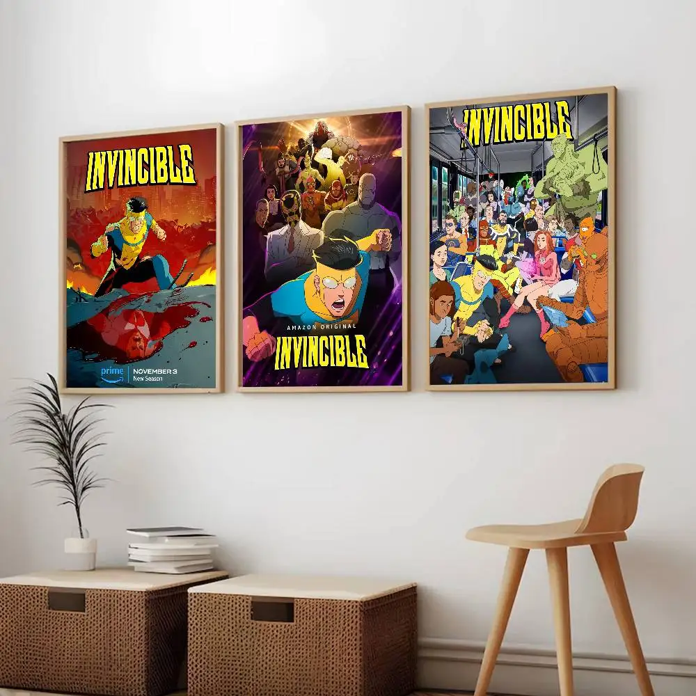N-Nvincible Season 2 Atom Eve Poster Canvas painting poster with prints Home bedroom living room decoration gift