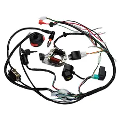 Electrics Wire Harness Kit Coil Cdi Stator Spark for Motorcycle Wheelers Stroke Bike 50cc 70cc 110cc 125cc