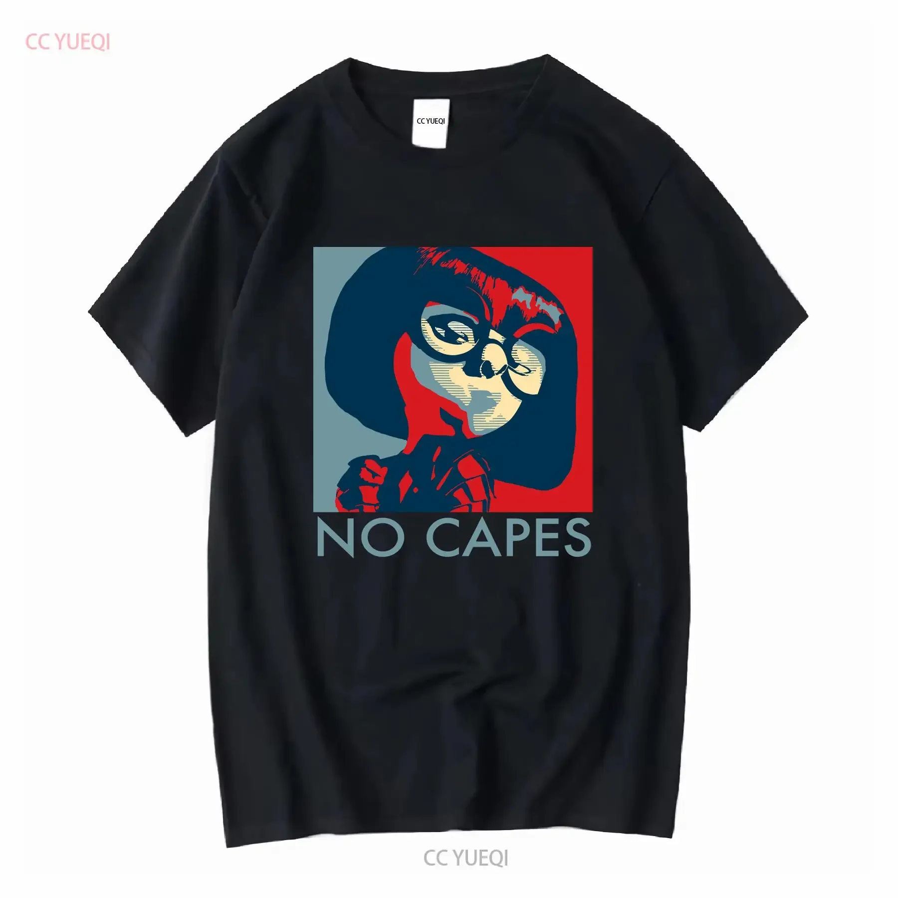 New Incredibles Edna Mode No Capes Men T Shirt S 5XL vintage Washed streetwear Comfortable graphic Slightly Unisex Stylish