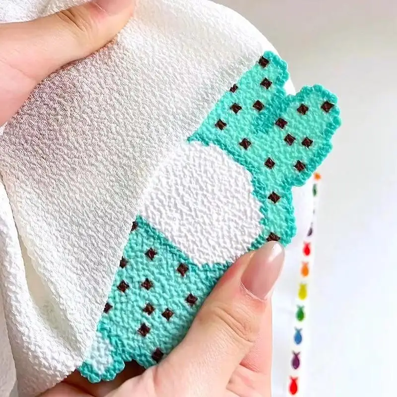 Washable Ironing Cloth 2/5/10Pcs Towel Texture Reusable Heat Resistant Mat Non-Stick Baking Pad for Home Laundry Use